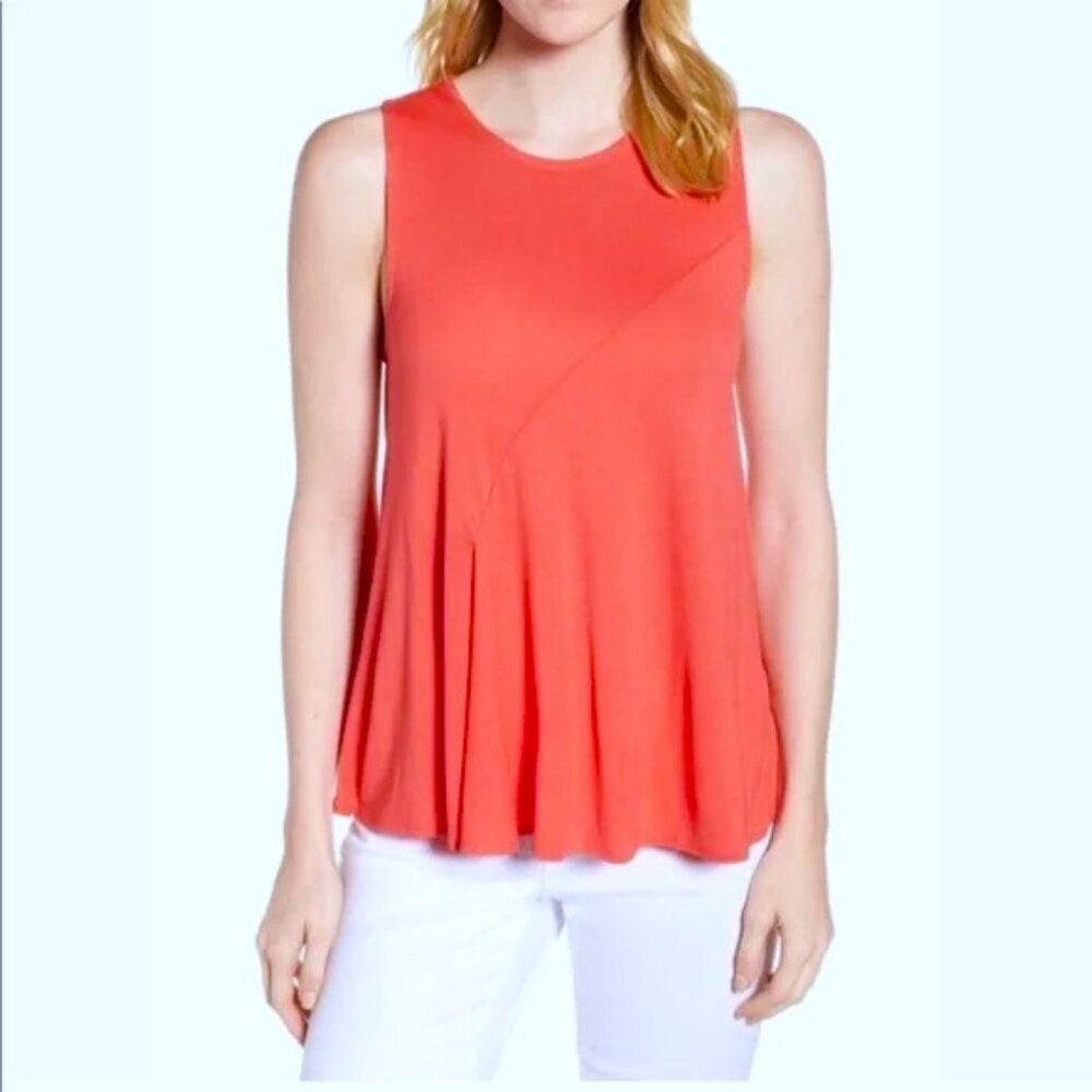 J. Crew Coral Sleeveless Swing Tank Top XXS